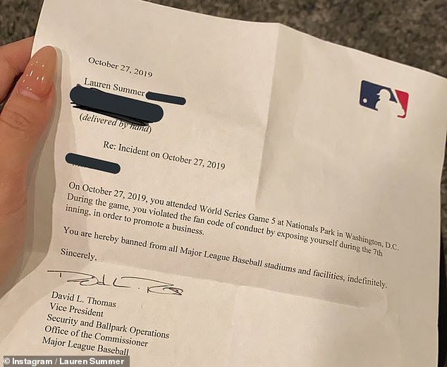 MLB Letter